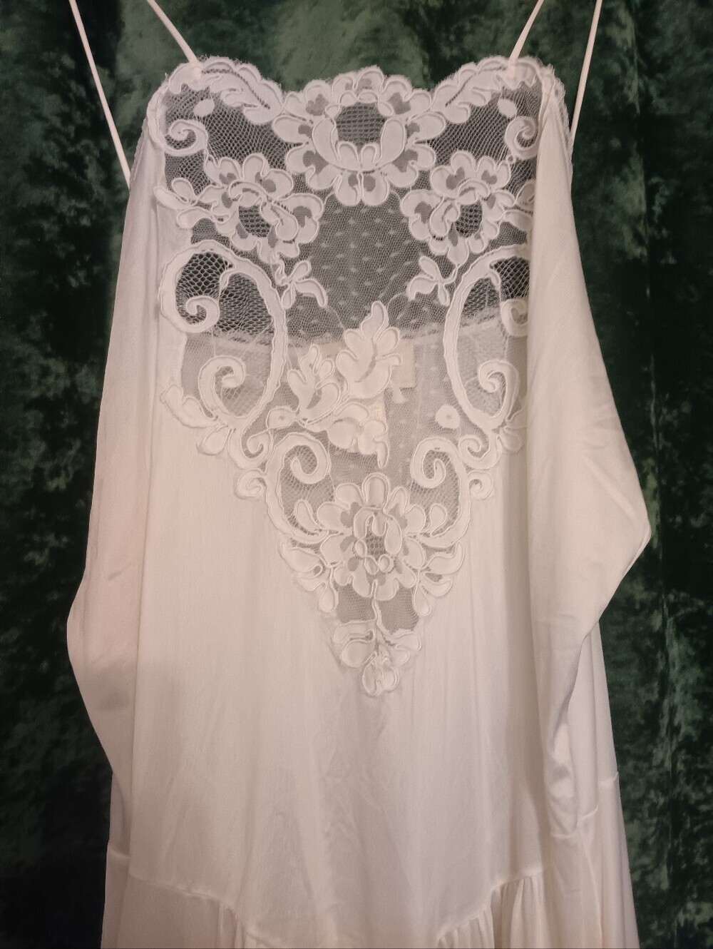 Victoria’s Secret Vintage Gold Label Bridal Lace Maxi Slip Dress  9230-V Sz  L - Picture 3 of 8